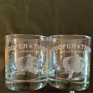 Cooper & Thief Cellarmasters Wine Glasses whiskey rocks glasses PAIR